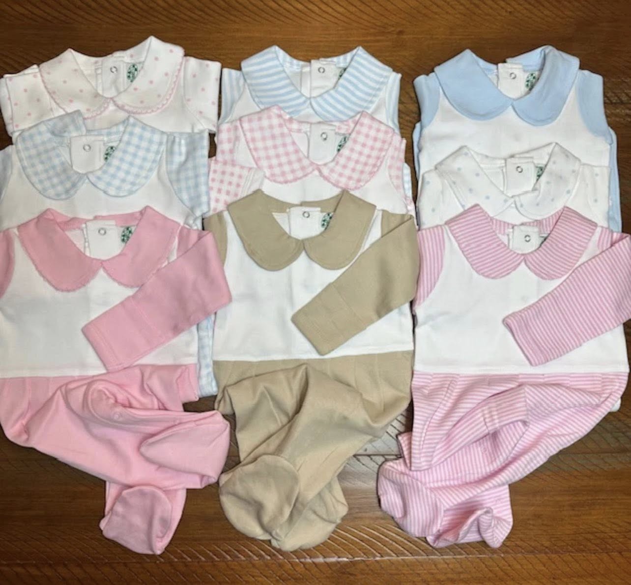 Collared Patterned Footies