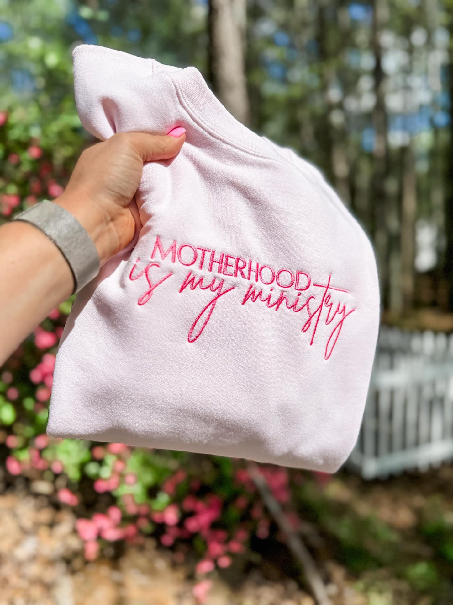 Motherhood is My Ministry Crewneck