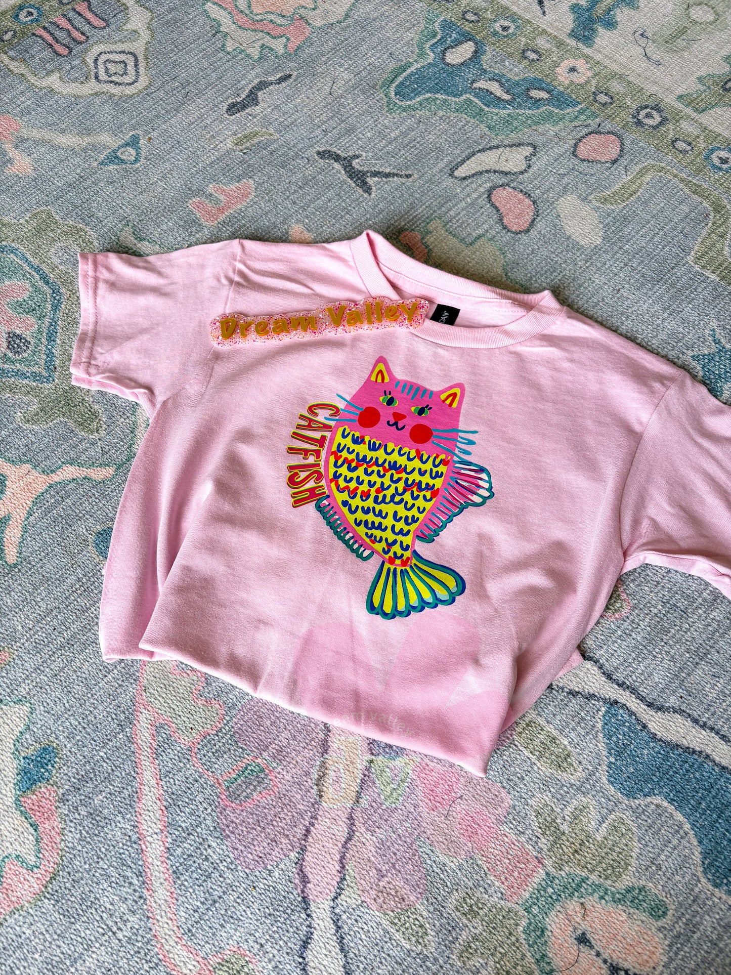 Girls “Catfish” Comfort Color Tee