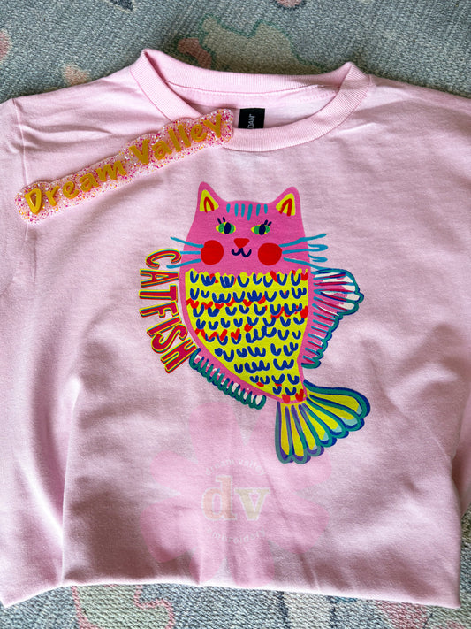 Girls “Catfish” Comfort Color Tee
