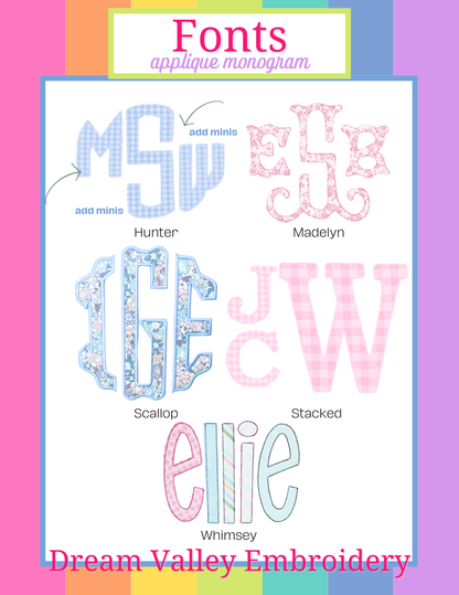 Personalized Canvas Tote- Pink Trim Monogram Bag