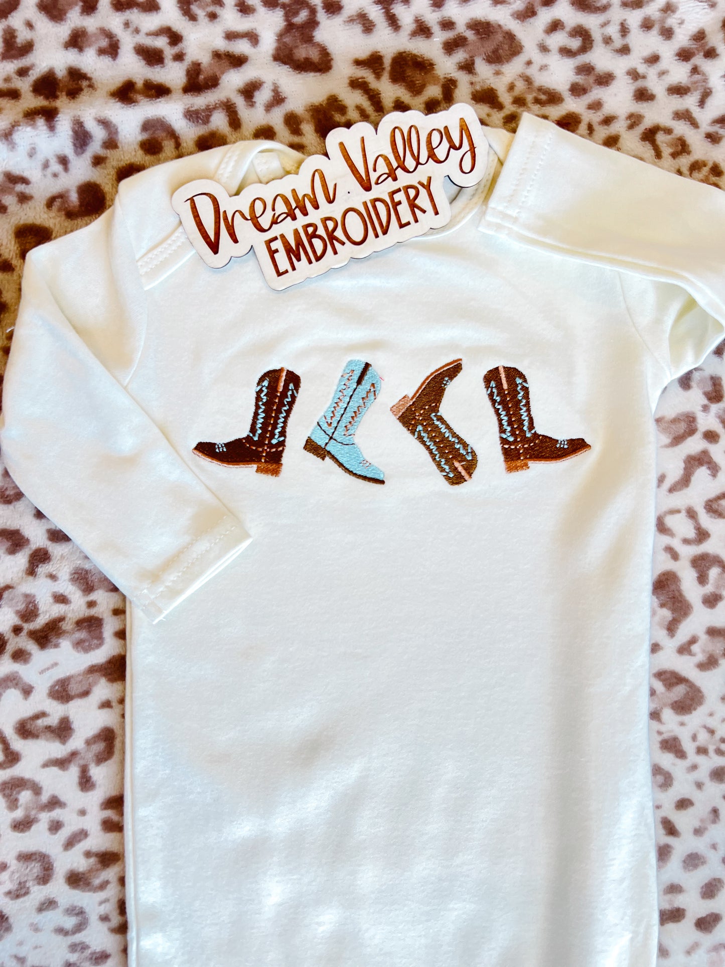 Fun Cowboy Boot Design (multiple products available)