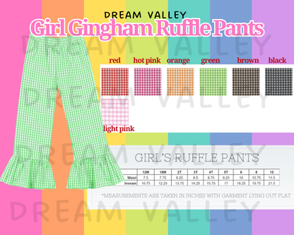 Valentines Gingham Name Tee