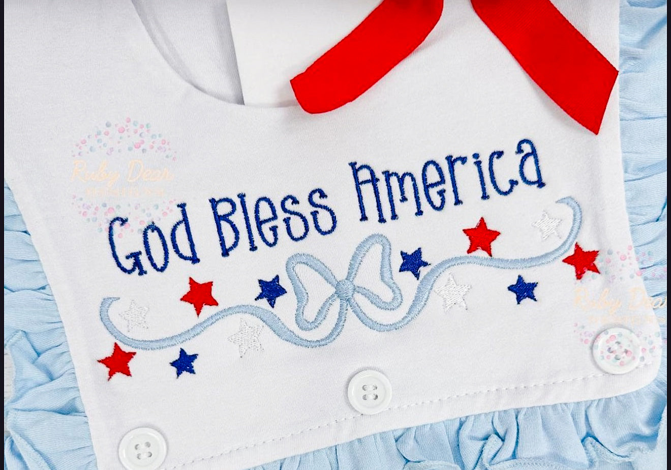 Kids God Bless America Design