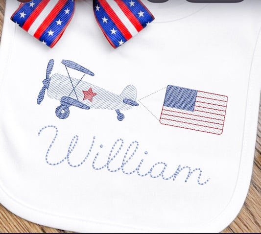 Boys Patriotic Airplane Design