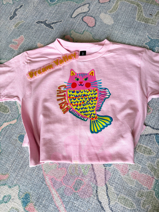Girls “Catfish” Comfort Color Tee