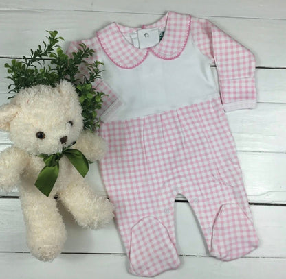 Collared Patterned Footies