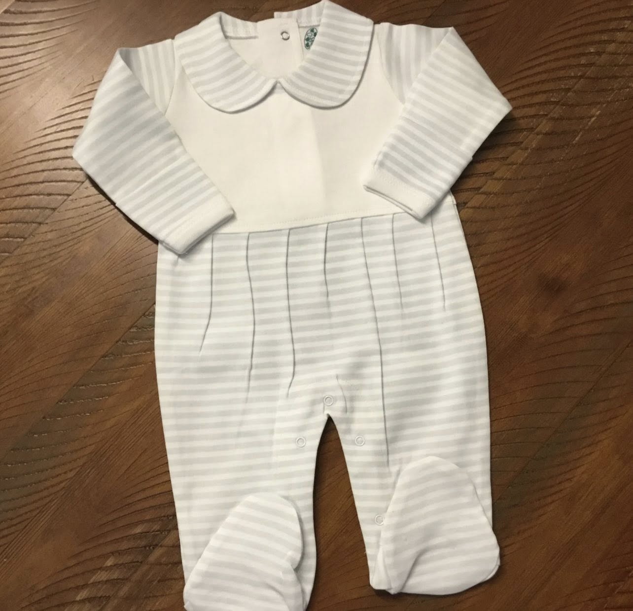 Collared Patterned Footies