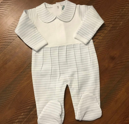 Collared Patterned Footies
