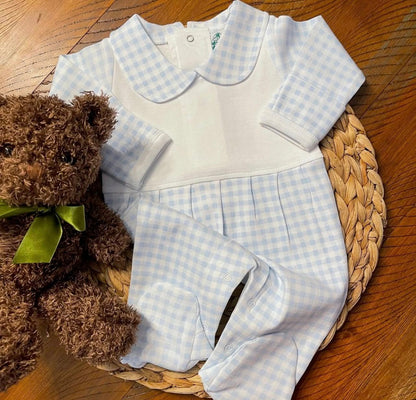 Collared Patterned Footies