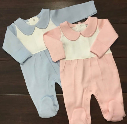 Collared Patterned Footies