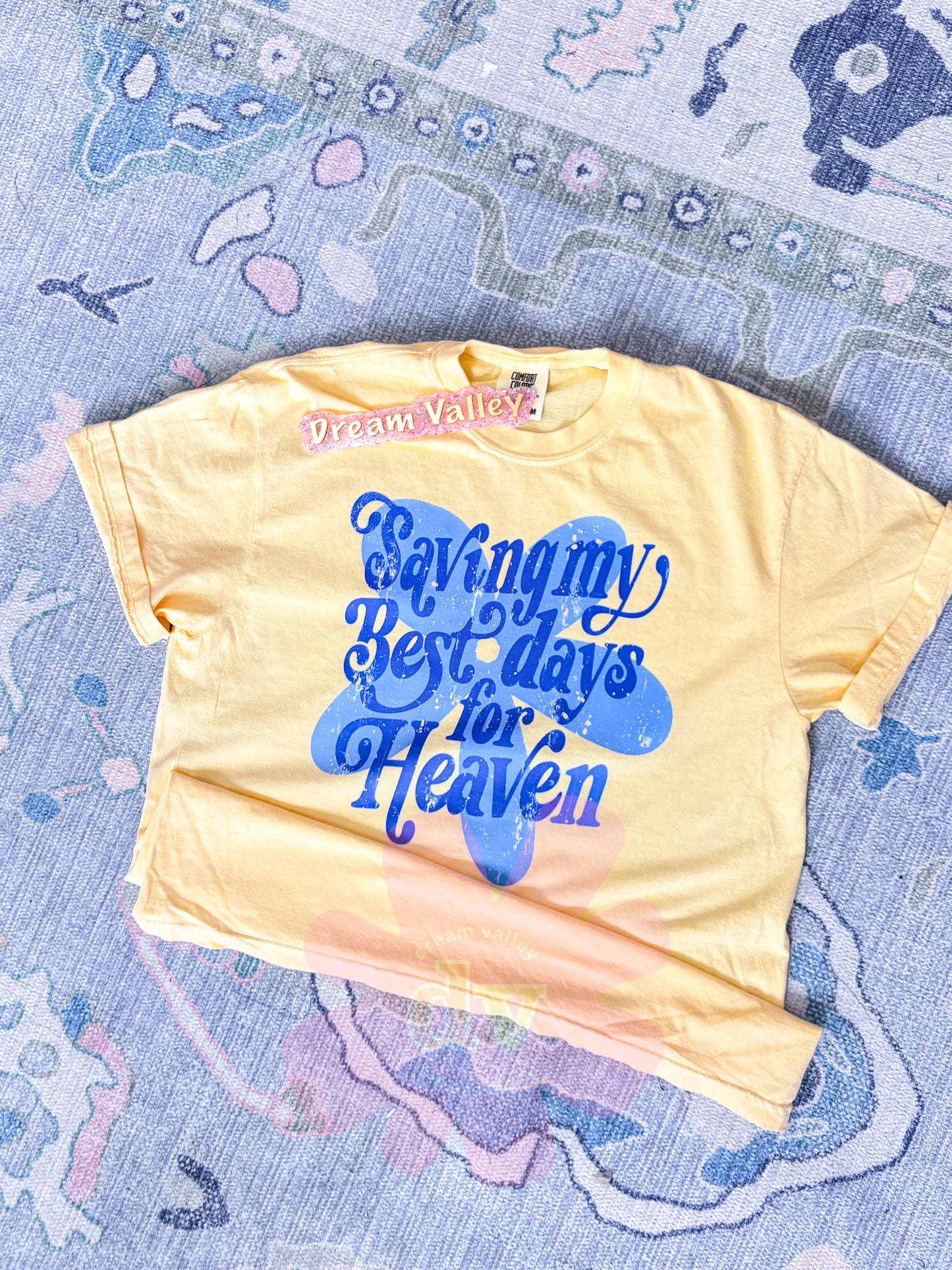 “Saving my Best Days for Heaven” Comfort Color Graphic Tee