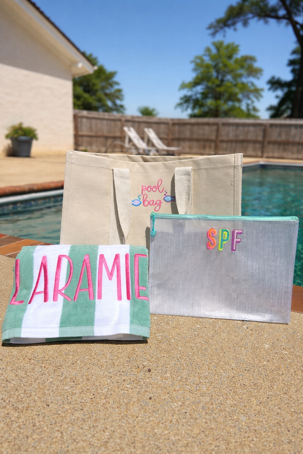 Personalized Beach Towel | Embroidered Beach Towel