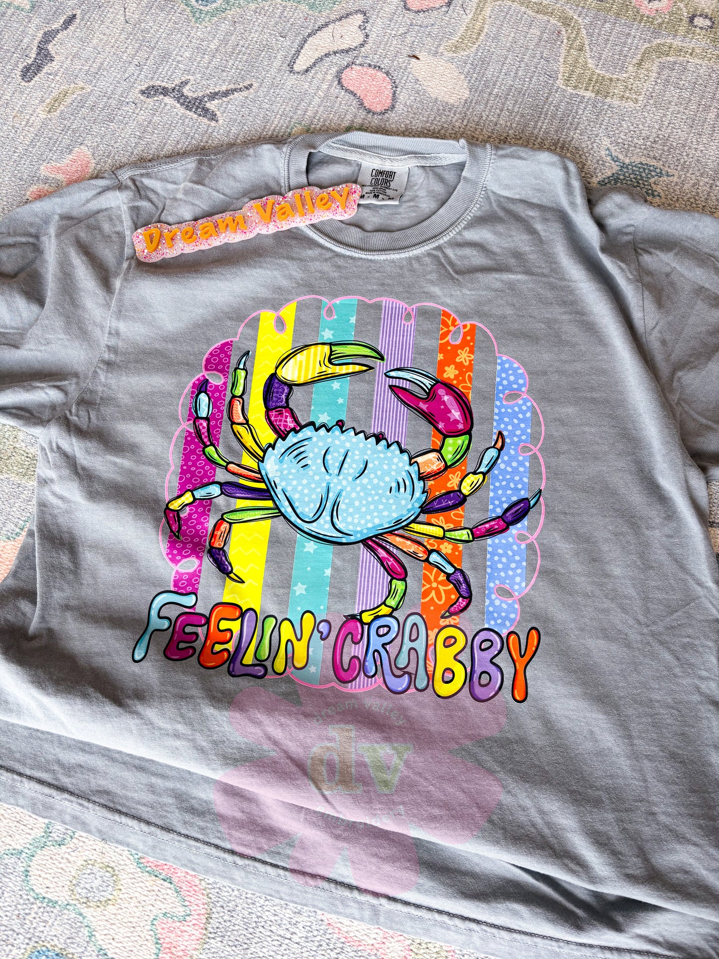 “Feeling Crabby” Comfort Color Graphic Tee