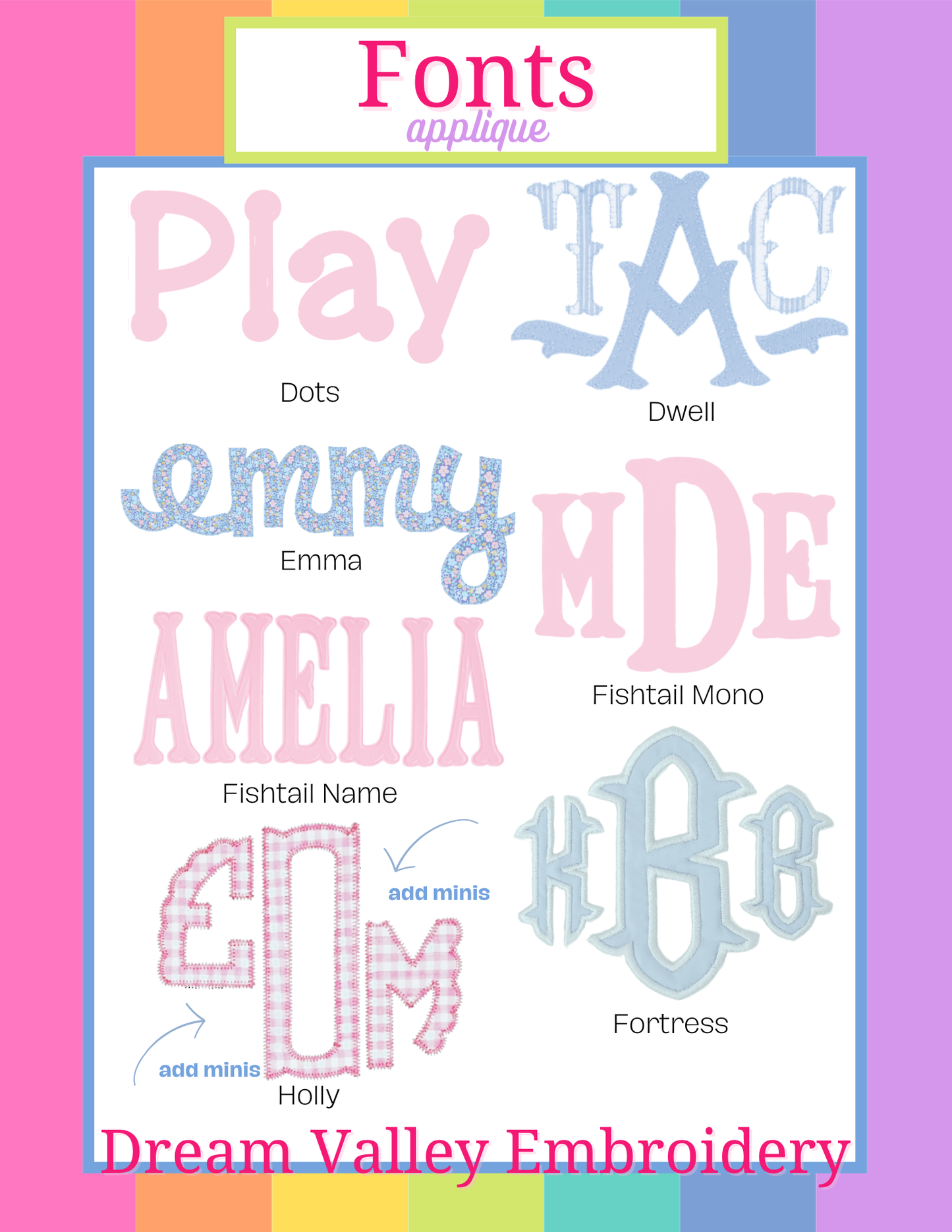 Personalized Canvas Tote- Pink Trim Monogram Bag