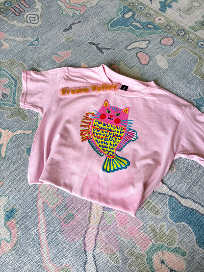 Girls “Catfish” Comfort Color Tee