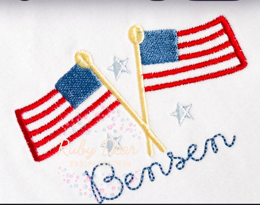 Kids Flags and Stars Design