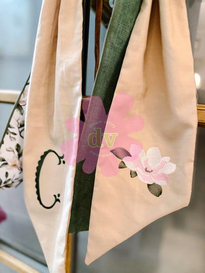 Magnolia Wreath Sash