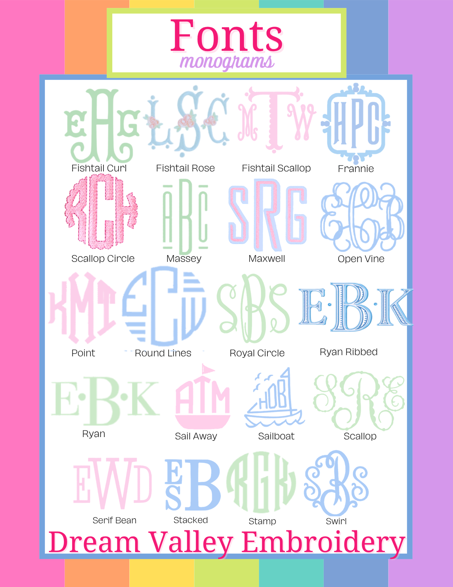 Personalized Canvas Tote- Pink Trim Monogram Bag