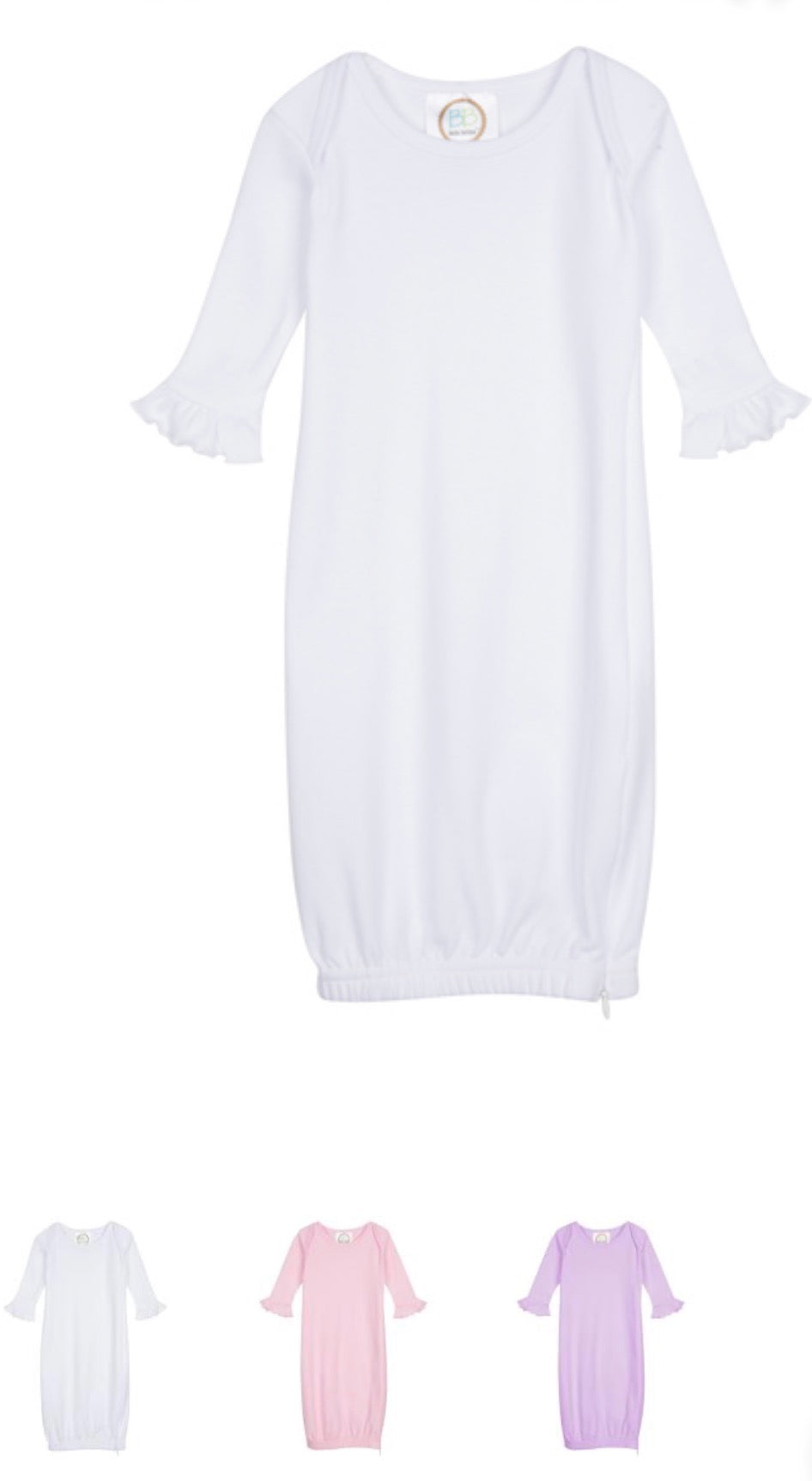 Girl/Boy Simple Name or Monogram Gown