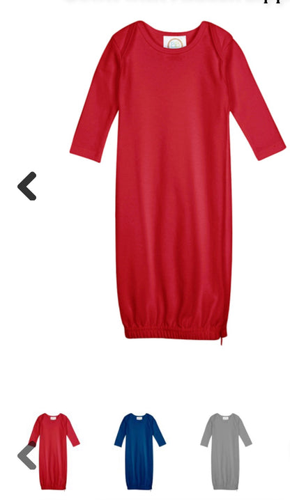 Girl/Boy Simple Name or Monogram Gown