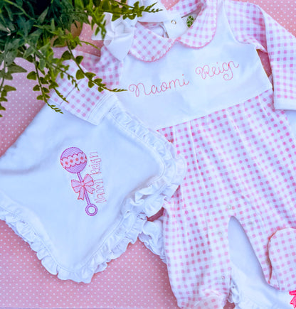 Collared Patterned Footies