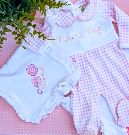 Collared Patterned Footies