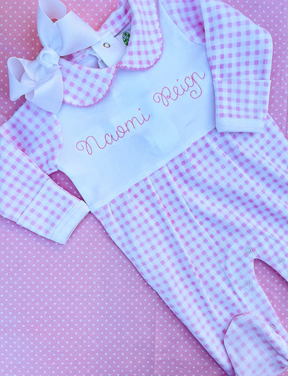 Collared Patterned Footies