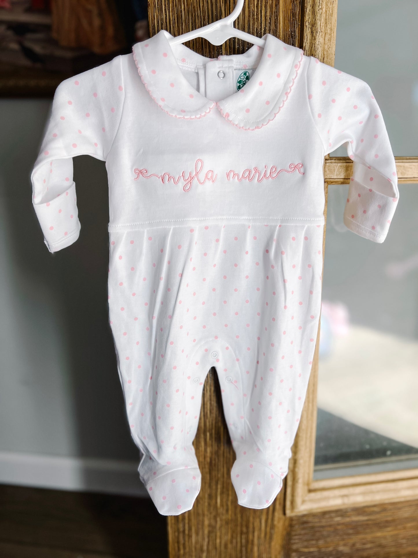 Collared Patterned Footies